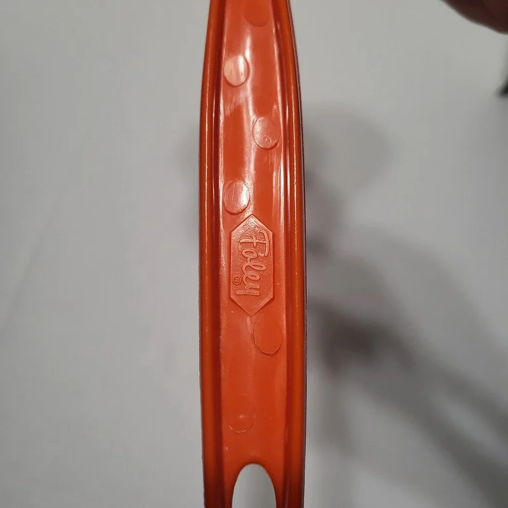 Vtg Foley Orange Plastic Nylon Ladle 11.5